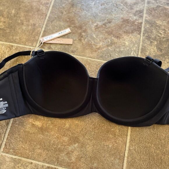 Skims Fits Everybody Strapless Bra Onyx Size 36DDD - Picture 9 of 11